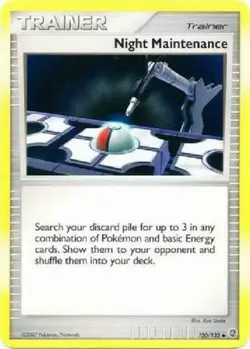 Night Maintenance 120/132 Secret Wonders Uncommon Light Play Pokemon DNA GAMES - Image 1