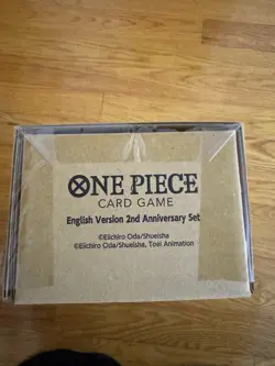 One Piece Card Game TCG 2nd Anniversary English Edition Set BRAND NEW SEALED - Image 1