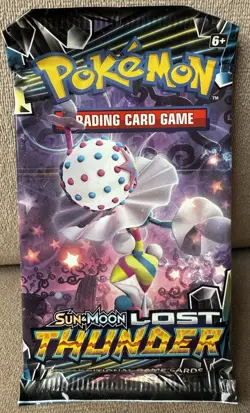 Pokemon Sun And Moon Lost Thunder Booster Pack Factory Sealed - Image 1
