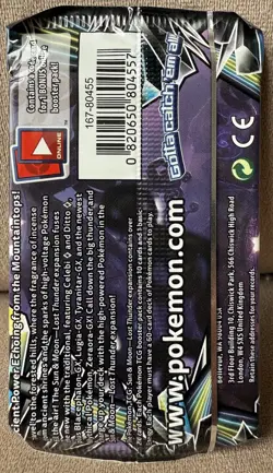 Pokemon Sun And Moon Lost Thunder Booster Pack Factory Sealed - Image 2