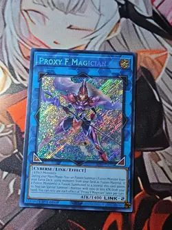Yugioh ProxyF Magician Secret Rare BLTR - Image 1