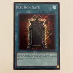 MZMU-EN023 Illusion Gate Secret Rare 1st Edition YuGiOh NM - Image 1