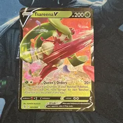 Pokemon Card Tsareena V 021/264 Rare Holo Fusion Strike Near Mint - Image 1