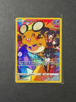 Dedenne TG07/TG30 SWSH Brilliant Stars Trainer Gallery Holo Pokemon Card PTCG NM - Image 1