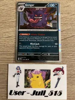 Pokemon TCG Card - Gengar Holo 050/088 Perfect Order - Pack Fresh - Quick Post - Image 1