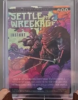 Settle the Wreckage Secret Lair Drop MTG Foil Near Mint - Image 3