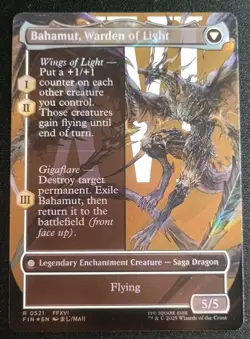 MTG Final Fantasy - Dion, Bahamut's Dominant - Surge Foil Borderless Rare - Image 2