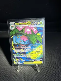 Pokemon TCG Mega-Venusaur-EX Evolutions Holo Full Art Ultra Rare Card 155/132 - Image 1