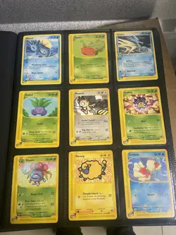 Pokemon TCG Binder Card Collection Lot Vintage English C/UC LP-DMG Lot 1A - Image 1