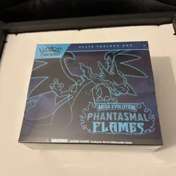 Pokemon TCG Mega Evolution Phantasmal Flame ETB Factory Sealed FREE SHIPPING - Image 1