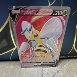 Pokemon Beedrill V 160/189 Swsh10 Astral Radiance Ultra Rare Full Art Holo HP210 - Image 1