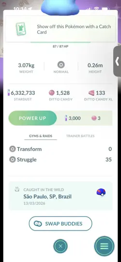 Pokemon Go Shiny Ditto Hat ( Background) - Image 2