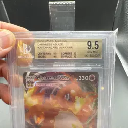 Pokemon TCG Charizard VMAX Darkness Ablaze 020/189 Beckett BGS 9.5 Gem Mint - Image 4
