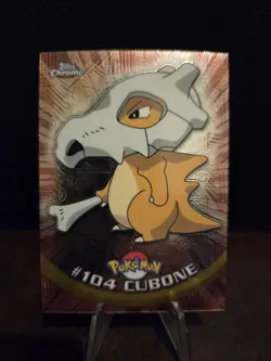 2000 Topps Chrome Cubone Foil # 104 Pokemon Tv Animation Edition 🌟🌟🌟 - Image 1