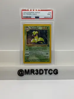 1999 POKEMON VICTREEBEL JUNGLE UNLIMITED HOLO RARE #14 PSA 9 VINTAGE WOTC - Image 1