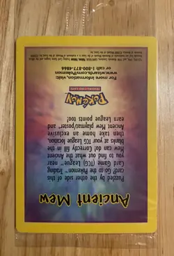 Sealed Pokemon TCG Ancient Mew (WOTC Promo / 2000 / NM / Mint) - Image 2
