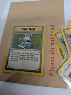 Pokemon TCG Computer Search Base Set 71/102 Regular Rare mp - Image 1