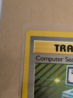 Pokemon TCG Computer Search Base Set 71/102 Regular Rare mp - Image 3