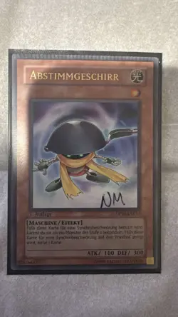 Yugioh Misprint German Crimped Tuningware DP08-DE011 Ultra Rare 1st Edition - Image 1