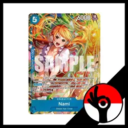 One Piece A Fist of Divine Speed - OP11-054 - Nami - Alt Art - Image 1