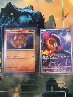 Charmander - 047 (Cosmos Holo) 047 Sv: Scarlet & Violet Promo Cards Holo - Image 1