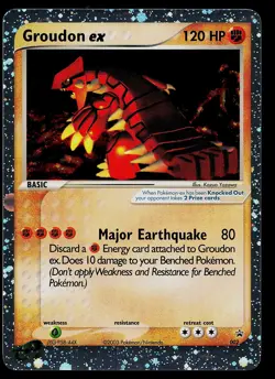 Pokemon Card - Groudon ex Nintendo Promos 002 Holo Promo - Image 1