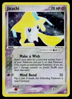 Pokemon Card - Jirachi Hidden Legends 8/101 Holo Rare - Image 1