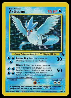 Pokemon Card - Articuno Fossil 2/62 Holo Rare - Image 1