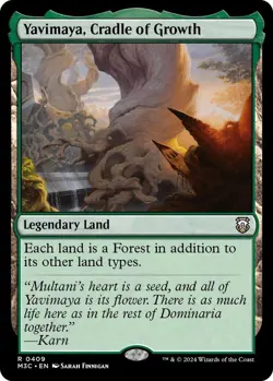 Yavimaya, Cradle of Growth Commander: Modern Horizons 3 NM MTG Non-Foil - Image 1