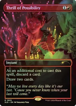 Thrill of Possibility Foil D&D Secret Lair NM MTG - Image 1