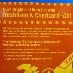 Pokemon TCG - Tag Team Reshiram & Charizard GX Premium Collection SEALED - Image 3