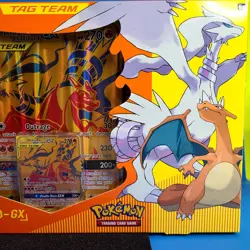 Pokemon TCG - Tag Team Reshiram & Charizard GX Premium Collection SEALED - Image 4