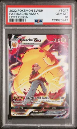 PSA 10 Pikachu VMAX - TG17/TG30 - Alternate Art - Lost Origin - Pokemon - Image 1