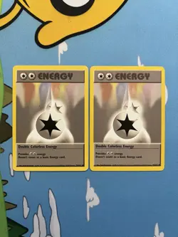 2x Double Colorless Energy Pokemon Base Set 96/102 Pokemon Card - Image 1
