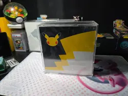 Pokemon Center Celebrations Elite Trainer Box sealed with acrylic case - Image 1