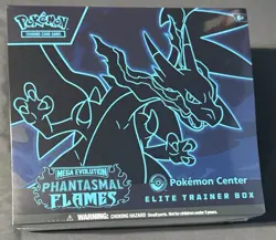 Pokemon TCG: Mega Evolution Phantasmal Flames Elite Trainer Box Pokemon Center - Image 1