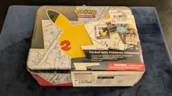 POKEMON TCG CELEBRATIONS 25TH ANNIVERSARY COLLECTOR'S TREASURE CHEST LUNCH BOX 820650809415 - Image 1