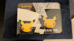 POKEMON TCG CELEBRATIONS 25TH ANNIVERSARY COLLECTOR'S TREASURE CHEST LUNCH BOX 820650809415 - Image 2