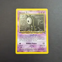 NM Pokemon TCG Unown A 33/75 (Neo Discovery / Unlimited / 2001) - Image 1