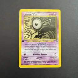 NM Pokemon TCG Unown F 48/75 (Neo Discovery / 1st Edition / 2001) - Image 1