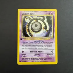 NM Pokemon TCG Unown M 49/75 (Neo Discovery / 1st Edition / 2001) - Image 1