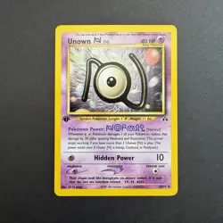 NM Pokemon TCG Unown N 50/75 (Neo Discovery / 1st Edition / 2001) - Image 1