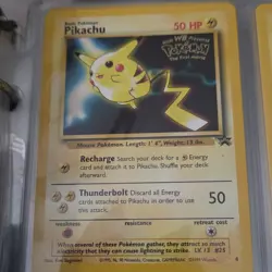 Pokemon Pikachu Kids WB Promo Basic 50 HP Regular 4 1999 English - Image 1