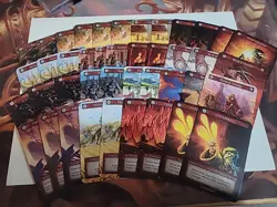 Sorcery TCG - Alpha - Lot Of 42 Fire Cards - Image 1