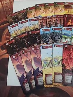 Sorcery TCG - Alpha - Lot Of 42 Fire Cards - Image 2