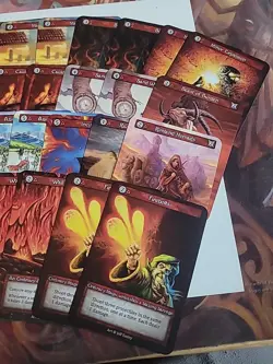 Sorcery TCG - Alpha - Lot Of 42 Fire Cards - Image 4