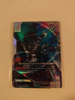 Gundam Card Game Aerial Rebuild GD01-067 Newtype Challenge Winner Card - Image 1