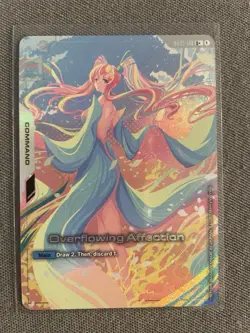 gundam card game overflowing affection Rare English - Image 1