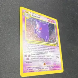 Pokemon 1999 Fossil Gengar Holo Rare Unlimited 5/62 English Vintage Card - Image 3
