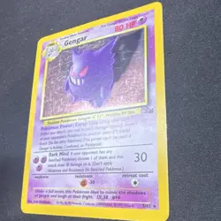 Pokemon 1999 Fossil Gengar Holo Rare Unlimited 5/62 English Vintage Card - Image 5